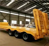 Trailer de cama de 4 eixo de 4 eixo